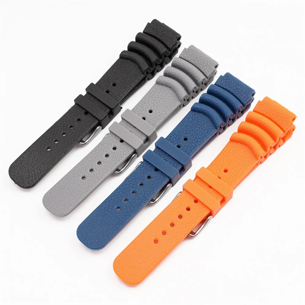 Waterproof Silicone Diving Watch Strap - Durable Sport Wristband Replacement