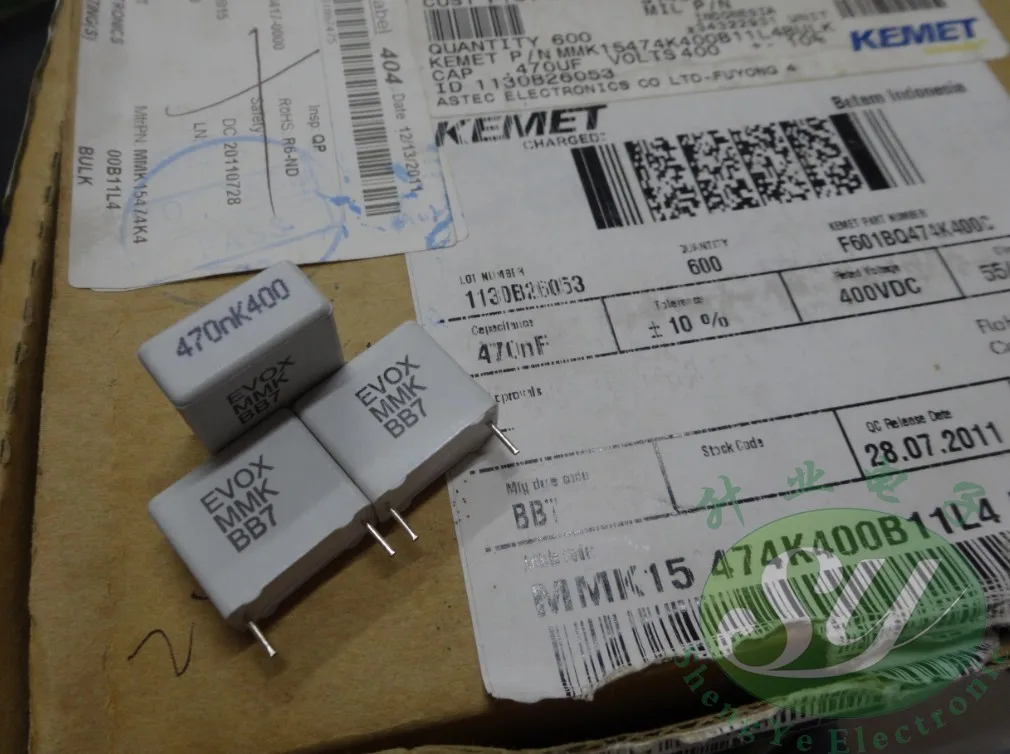 50 шт. EVOX MMK15 0,47 мкФ/400 В 470NFMembrane u47 474 медный контактный емкость 15 мм