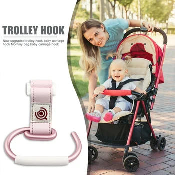 

Classic Baby Stroller Hooks Adjustable Shopping Cart Pram Hook Hanger for Diaper Bag Multi-functional Seat Supplies Accessaries