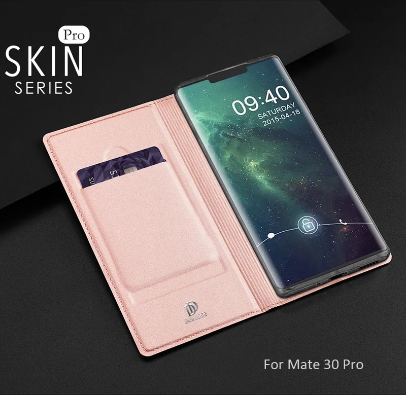 DUX DUCIS чехол для huawei mate 30 Pro книга флип кожаный бумажник Coque чехол
