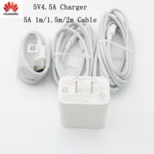 Оригинальное зарядное устройство для быстрой зарядки huawei 4,5 V 5A для huawei P20 Pro P20 Lite mate 10 mate 20 Pro 5A type C-Cable