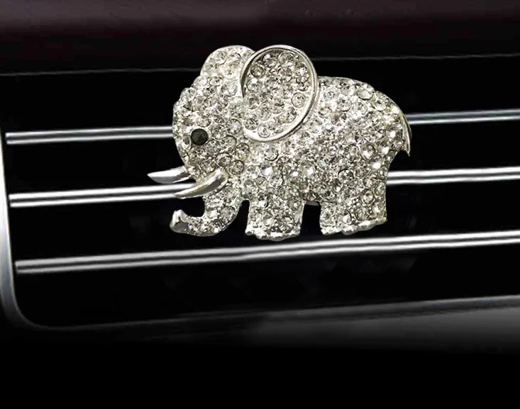 1 шт. Lucky Elephant автомобильный парфюм воздуха на выходе клип освежитель воздуха авто украшение