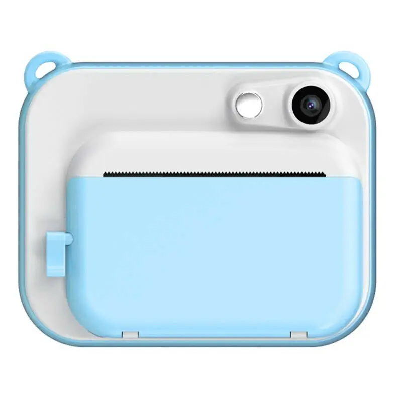 DIY impresión instantánea Digital cámara Full Color imprime cámara para niños regalos para bebé-azul