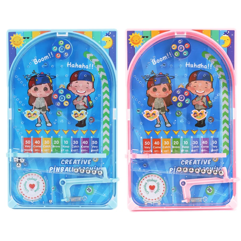

CHILDREN'S Cartoon Ejection Plate Manual Mini Marble Machine Toy Strange New Marble Game