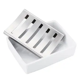 

Double Layer Soap Dishes Storage Box Useful Soap Tray Creative Soap Stand Bathroom Soap Holder For Home Indoor