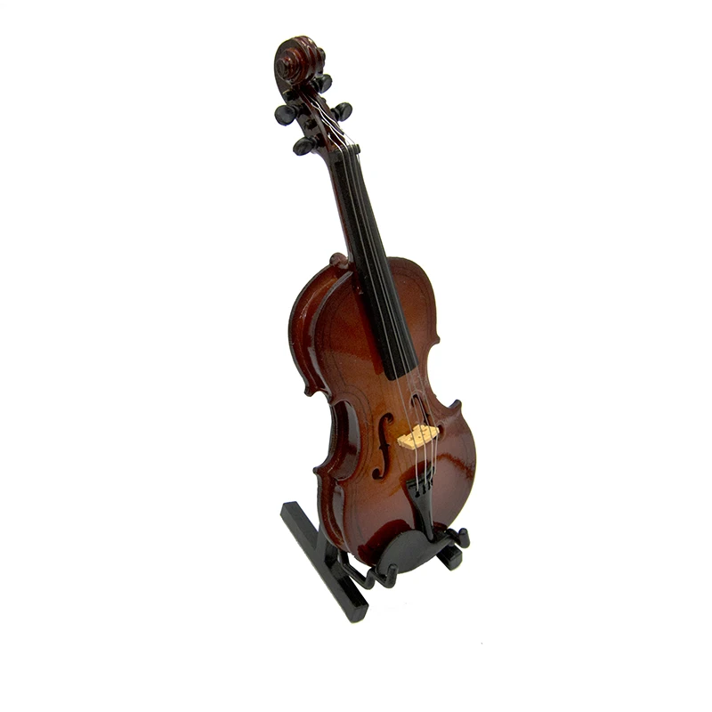 Miniatur Violine Geige Mini Musikinstrument als Dekoration