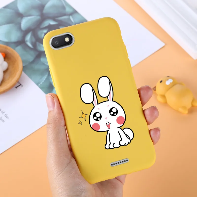 10 Каваи узор желтый чехол для Xiaomi Redmi Примечание 5A Pro 6A 6 5 Plus 3S S2 сплошной скраб силиконовый с надписью матовый чехол для телефона - Цвет: 10