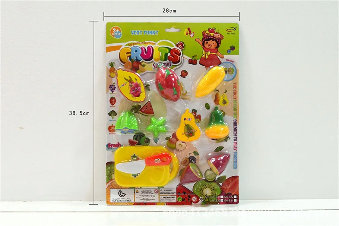 

Hot Sales Children Play House Slicer Toy Educational Early Childhood Fruit Cut Kitchen Play House Earnestly