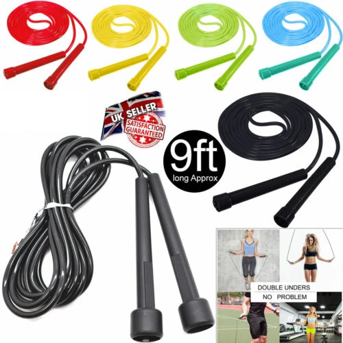 

PVC Jump Skipping Ropes Cable Steel Adjustable Fast Speed ABS Handle Jump Ropes Training Sports Exercises Equipment