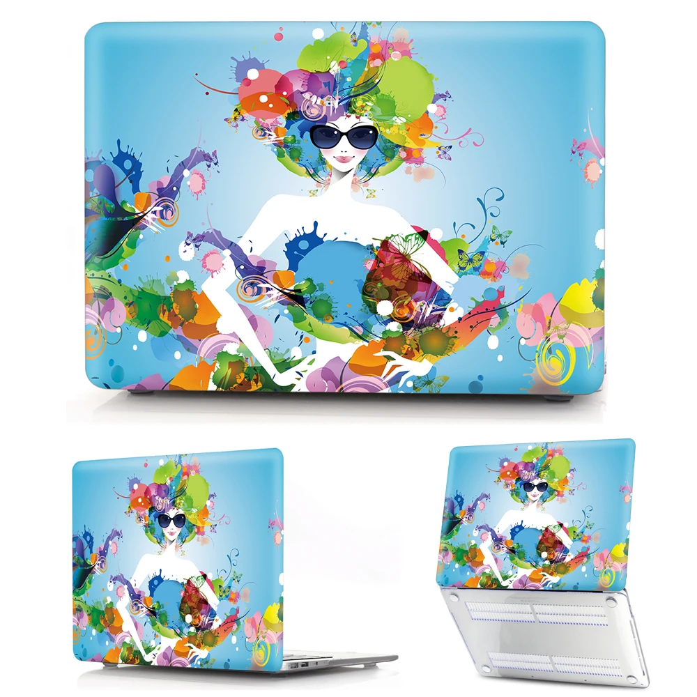 

Case For Huawei Matebook 14 KLV-W19 W29 PVC Transparent Clear Floral Notebook Laptop Cover For Huawei Matebook 14 13 X PRO 13.9