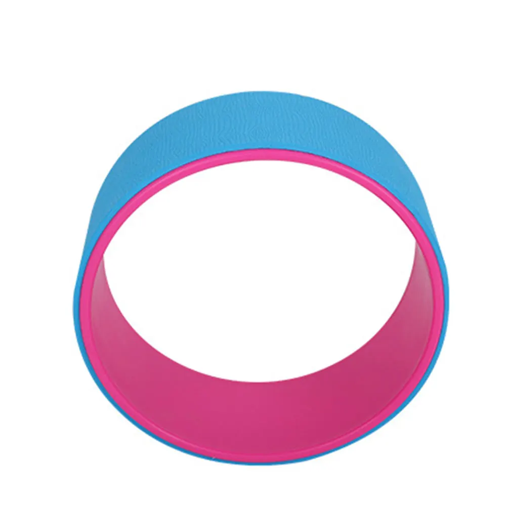 Тренировочный реквизит для колес йоги, аксессуары для послеродового восстановления, реквизит для йоги, круг для йоги, Прочный Удобный спортивный костюм Dharma - Цвет: Blue