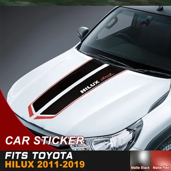 

hood car sticker 4X4 off road decal cool vinyl graphic car decals for toyota hilux 2011 2012 2013 2014 2015 2016 2017 2018 2019