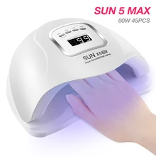 Dmoley 80 Вт 86 Вт Сушилка для ногтей лампа для маникюра 39 шт светодиодный УФ лампа для ногтей для отверждения Светодиодный УФ гель для ногтей лак для ногтей Инструменты