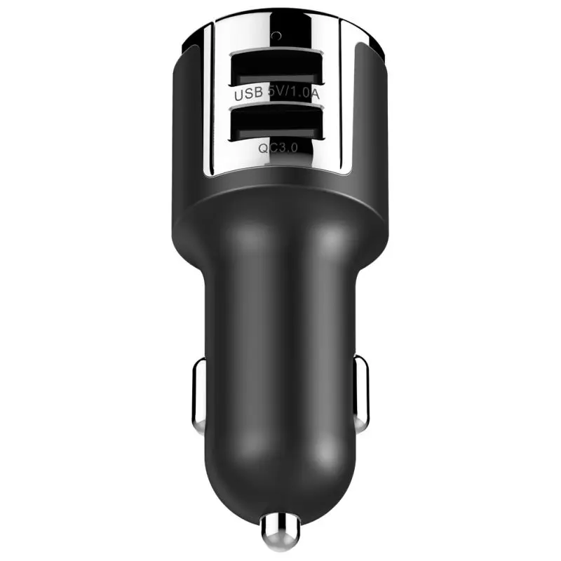 Горячее QC3.0 двойной зарядное устройство USB Универсальное быстрое мини зарядное устройство для мобильного телефона USB Автомобильное зарядное устройство