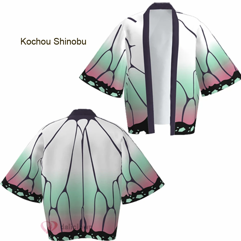 Daliclown Anime Demon Slayer Kimetsu No Yaiba Cosplay Haori Shinobu Giyuu Zenitsu Rengoku Kamado Tanjirou Nezuko Kimono Costume -Zentai shop online H3402cffe168e41a4a4ff489812cf51d8I.jpg