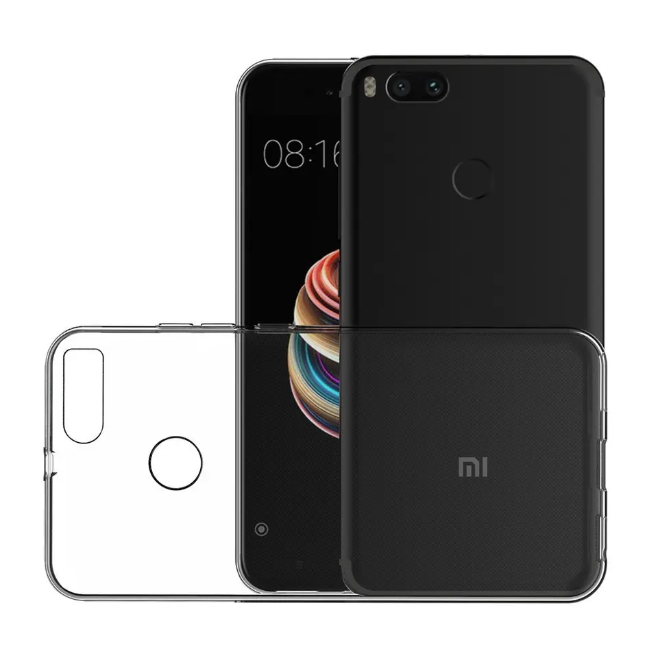 Custodia Per Xiaomi Mi A1 / Mi 5X – Silicone Trasparente Con Stampa 'We Are All Made Of Stars' E Lupo - 5