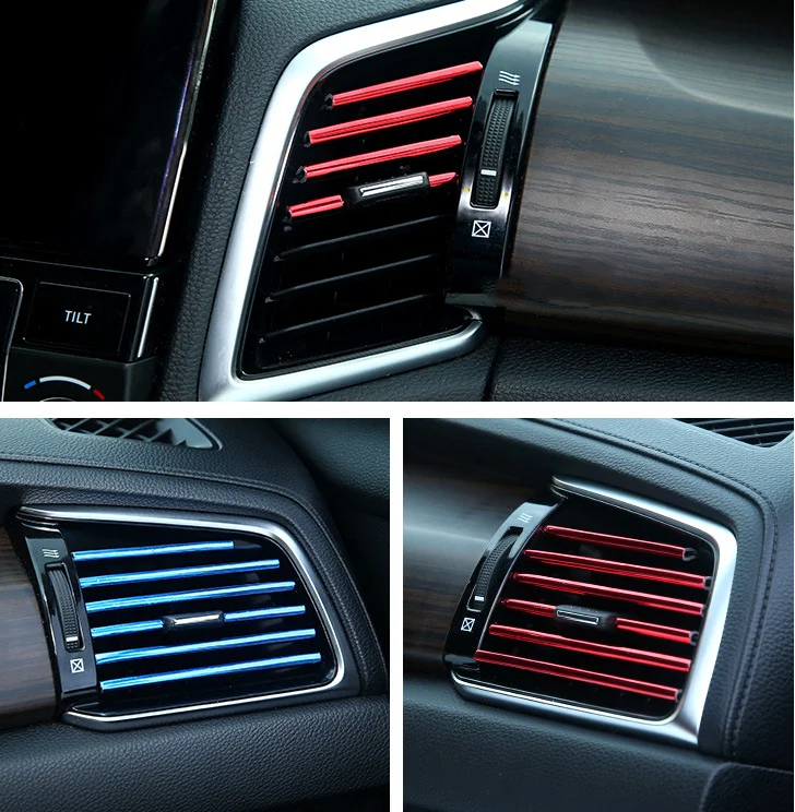 Car Air Outlet Decoration Strip Interior Accessories for Seat Leon FR Ibiza cupra ateca Altea Ateca | Автомобили и мотоциклы