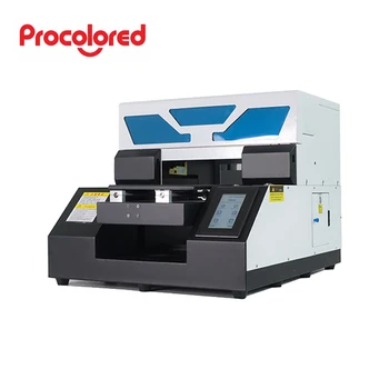 

Procolored a4 size inkjet printer uv led printer Infrared automatic height adjustment white ink cycle epson r330/l800 printhead