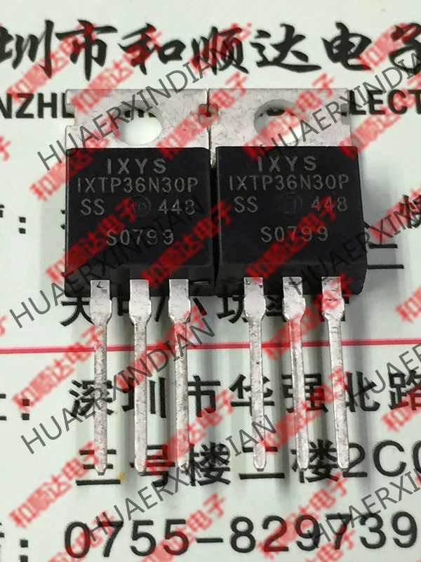5 шт., новые оригинальные кнопки IXTP36N30P-220 300V 36A