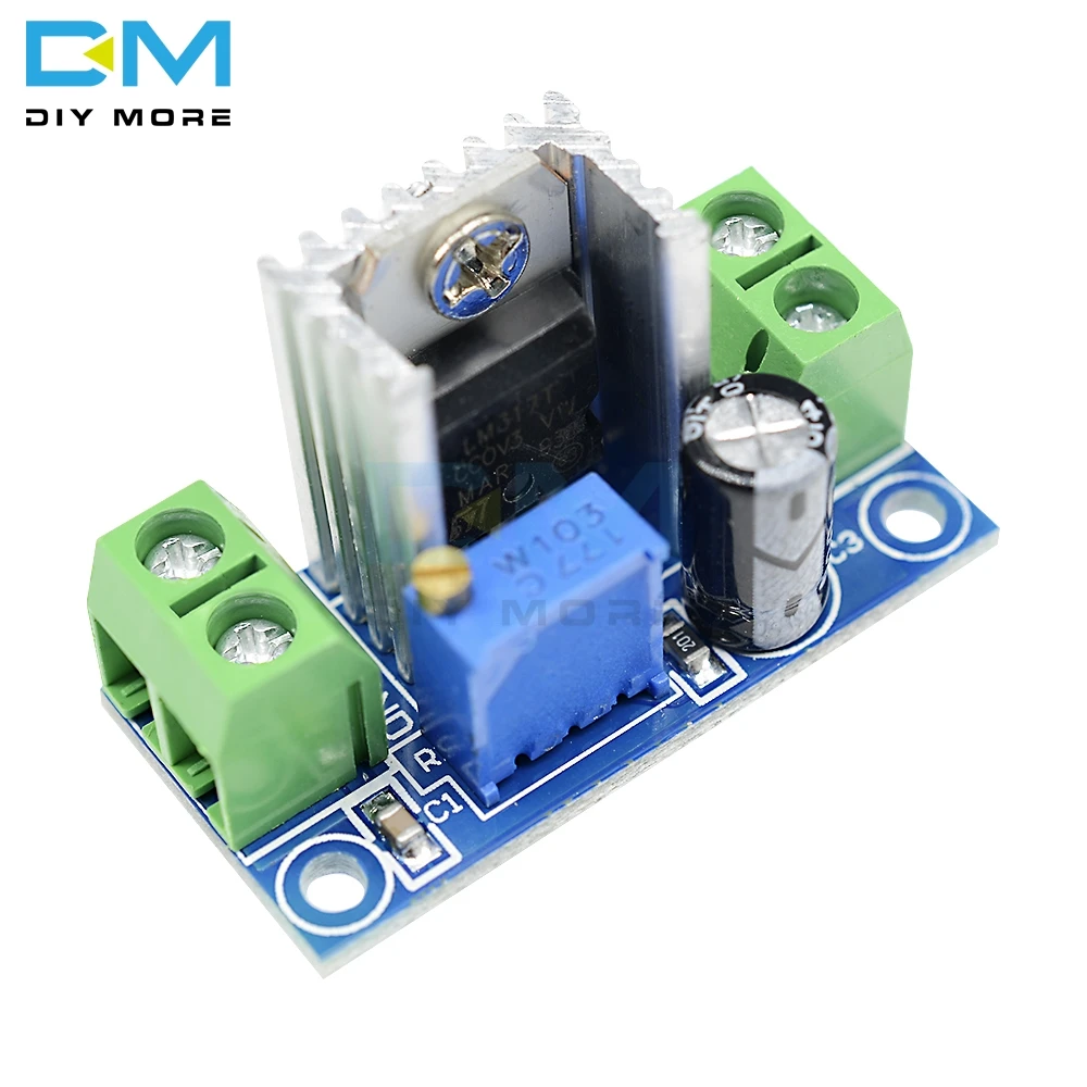 

2PCS DC Linear Converter Buck Step Down LM317 Low Ripple Module Power Supply Adjustable Linear Regulator Module