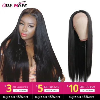

One More Straight Lace Front Wig Remy 360 Lace Frontal Wig 13X4/13X6 Brazilian 150% Density Straight Lace Front Human Hair Wigs