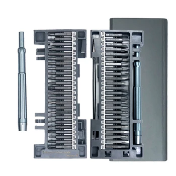 

50 in 1 S2 Steel Precision Screwdriver Bits Ratchets Strap Screwdriver Handle Tweezers Set Phone Repair Tool Kit