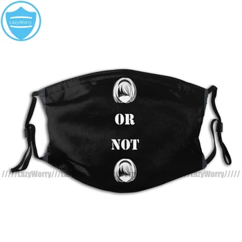 

Nier Automata Mouth Face Mask Nier Automata 2B Or Not 2B Facial Mask Cool Fashion with 2 Filters for Adult