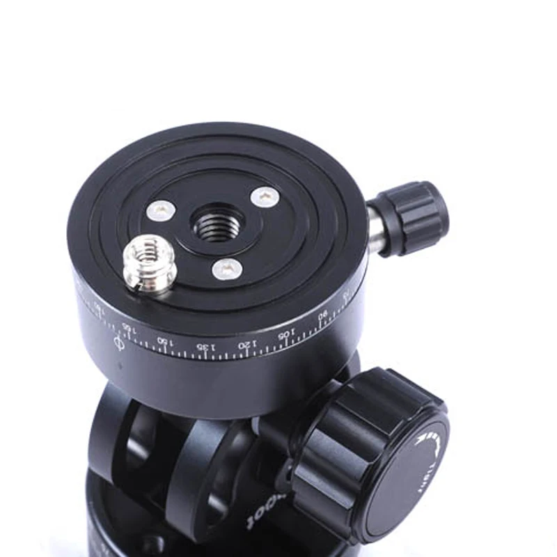 iShoot All-metal 2D 360 Panning Panoramic Panorama Clamp Head Ballhead for Arca Fit Camera Quick Release Plate Tripod Monopod