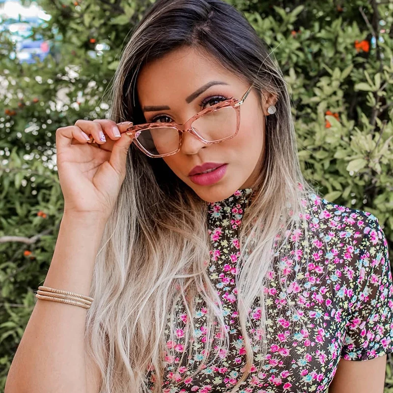 Zeeool Кристалл TR90 кошачий глаз очки оправа с синим светом блокирующая линза Джульетта VFP0270