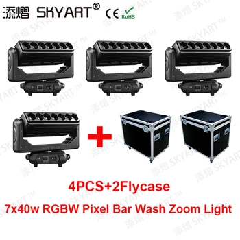 

Exhibition professional 7*40W Zoom RGBW 4IN1 LED Moving Head Beam Light Stage Lights DJ Lighting For Event Party Club