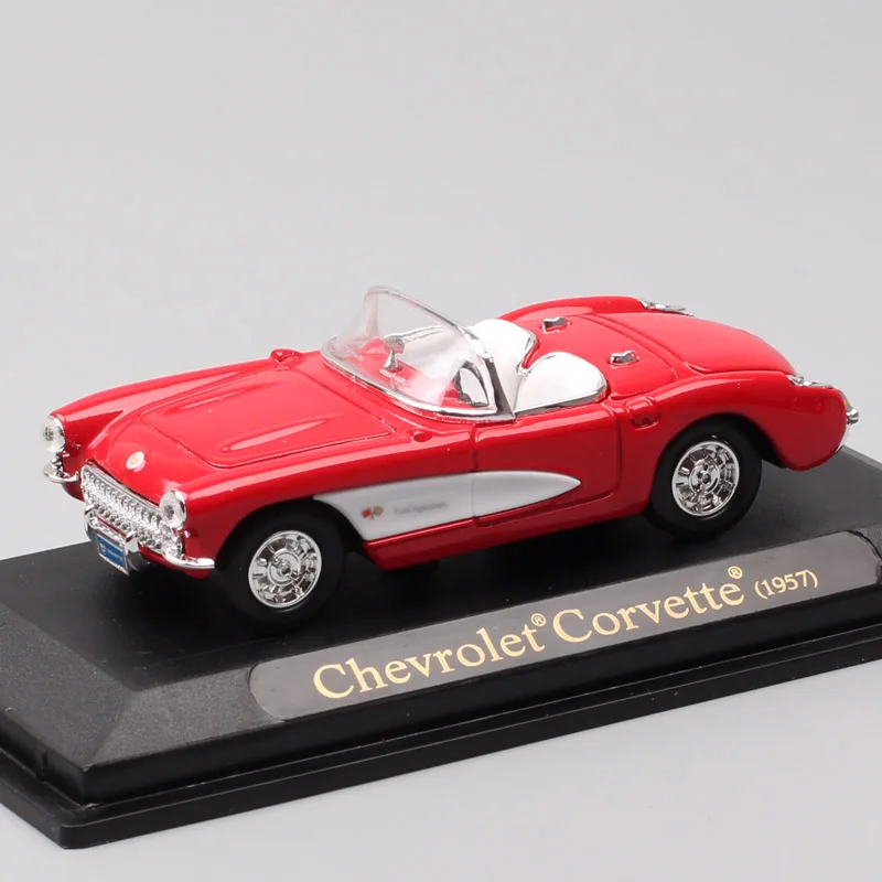 1:43 Масштаб классический ретро 1957 Chevrolet Corvette C1 chevy Vette литье под давлением автомобиль игрушка модель миниатюры детский сувенир