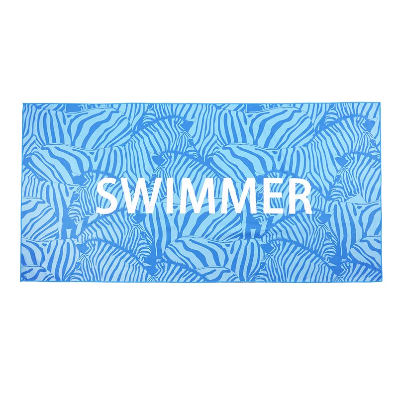 

Quick-drying double-sided Beach Towel For Adult Colorful Printed Pattern Microfiber Shower Bath Towel Travel Swimming Cover