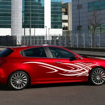 

Vinyl DIY Free Shipping Tuning Car Accessorie 2 Pcs. For Audi BMW Ford Volkswagen Toyota Renault Mercedes Car Hood Cover Sticker