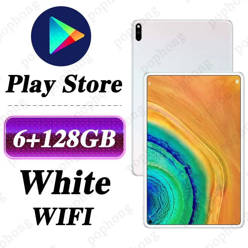 WIFI 6G 128G White HUAWEI MatePad Pro 10,8 дюймов планшетный ПК Kirin 990 Восьмиядерный многоэкранный Google Play - Комплект: WIFI 6G 128G White