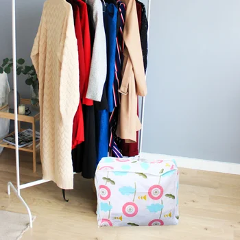 

2pcs Waterproof Quilt Organizer Simple Quilt Holder Wardrobe Storage Bag