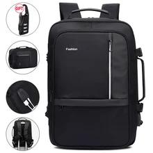 17 рюкзак для ноутбука, женский и мужской рюкзак для путешествий, USB зарядка, школьная сумка, умный Рюкзак Mochila Masculina, рюкзак 15,6, рюкзак для ноутбука