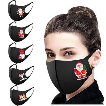 

Mascarilla Adult Black Masks Washable Christmas Face Mask Fashion Mouth Mask For Face Masks Washable Mask Mouth Caps Washable