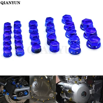 

Decorative Durable Motorcycle Accessories Direct Fit Screw Cap Electroplated Bolt Cover For Yamaha Kawasaki Harley