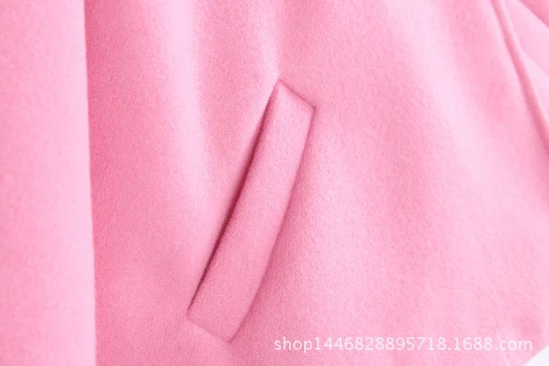 Girls Woolen Coat European And American Style Woolen Cloth GIRL'S Coat Autumn And Winter New Style Kids' Coat