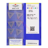 Plaquettes en carbure ZCC.CT TNMG160404 TNMG160408 TNMG160412-EM EF YBG205 YBG202 YB6425 – Inserts TNMG 4