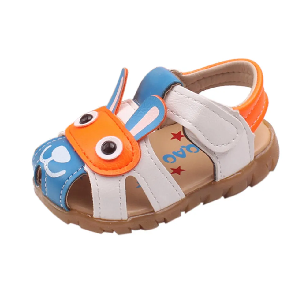 Cartoon sandals with lights Fashion Sneaker Children Summer Casual Sandals Outdoor Shoes Slip-On beach shoes Y10.15