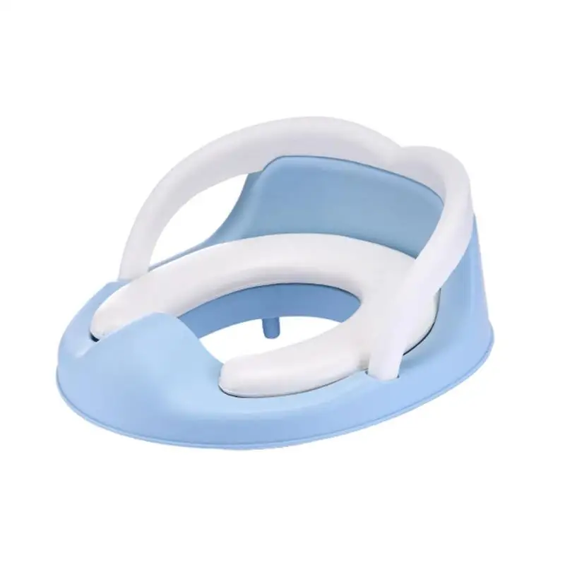 PVC-Blue Детские дорожные сиденья для унитаза тонкий дизайн портативный Практичный Прочный детский горшок кольцо детский туалет Обучающие инструменты - Цвет: PVC-Blue