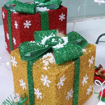 

Holiday Supplies Christmas Decoration Gift Box Christmas Decoration Gift Box Supplies Shop Super Scene Decoration Snowflake Gift