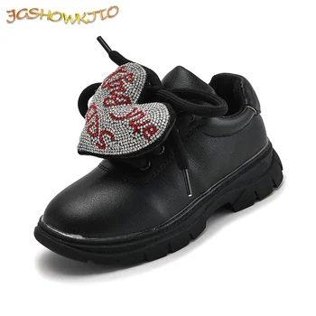 

Fashion Spring Autumn Winter Girls Shoes Children Casual Shoes Kids Soft Sneakers With Rhinestone Heart Comfortable With Zip Hot