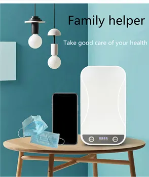 

2020 newest Multifunctional Phone Sterilizing Box UV Sterilization Box Mask Phone Jewelry Toy Wireless Charge Disinfection Case