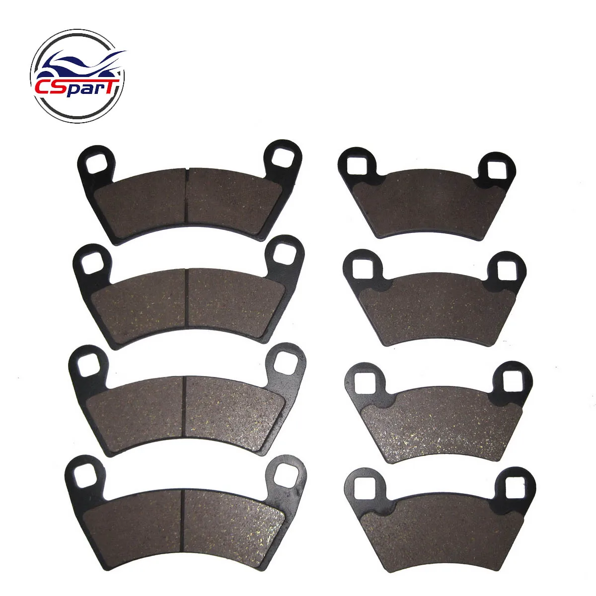 Rear 2008-2017 Polaris Ace Ranger Sportsman Semi-Metallic Brake Pad Set Front