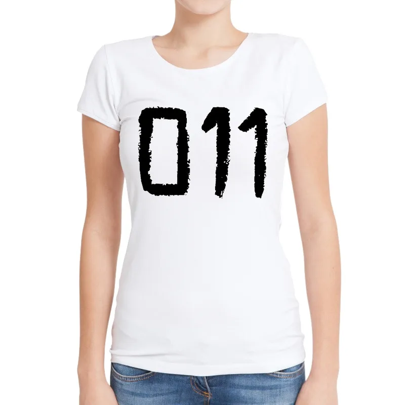 TEEHUB-New-Arrival-Women-T-Shirts-Stranger-Things-11-Logo-Printed-T-Shirt-Short-Sleeve-O