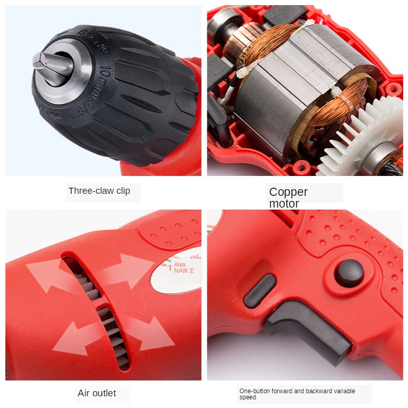 WORKPRO 300W 10MM Coreded Drilldriver 2-Speed