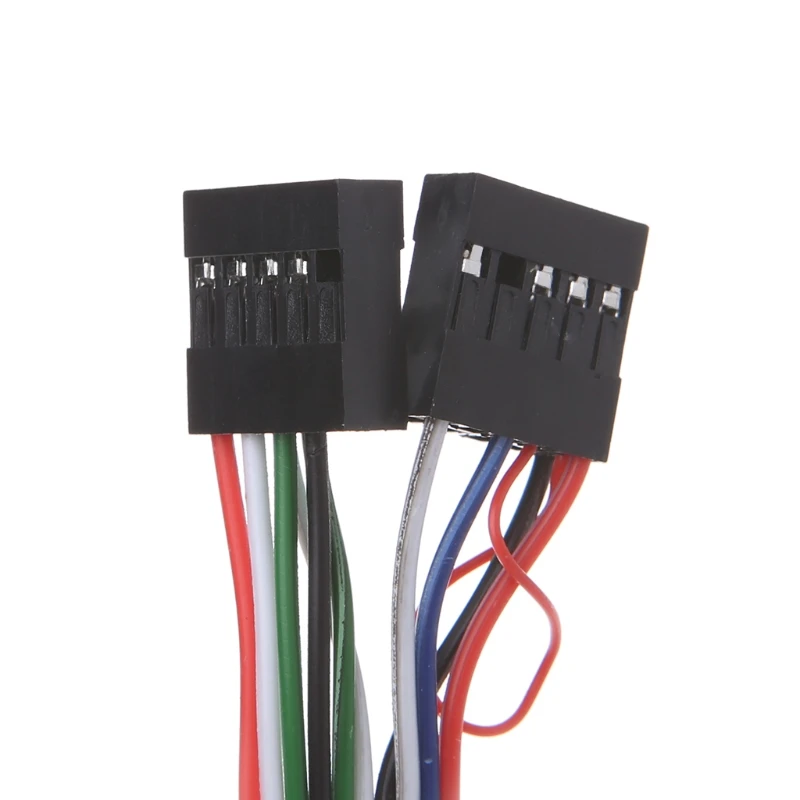 OOTDTY Горячая PC чехол для компьютера Передняя панель USB аудио порт Mic кабель для наушников