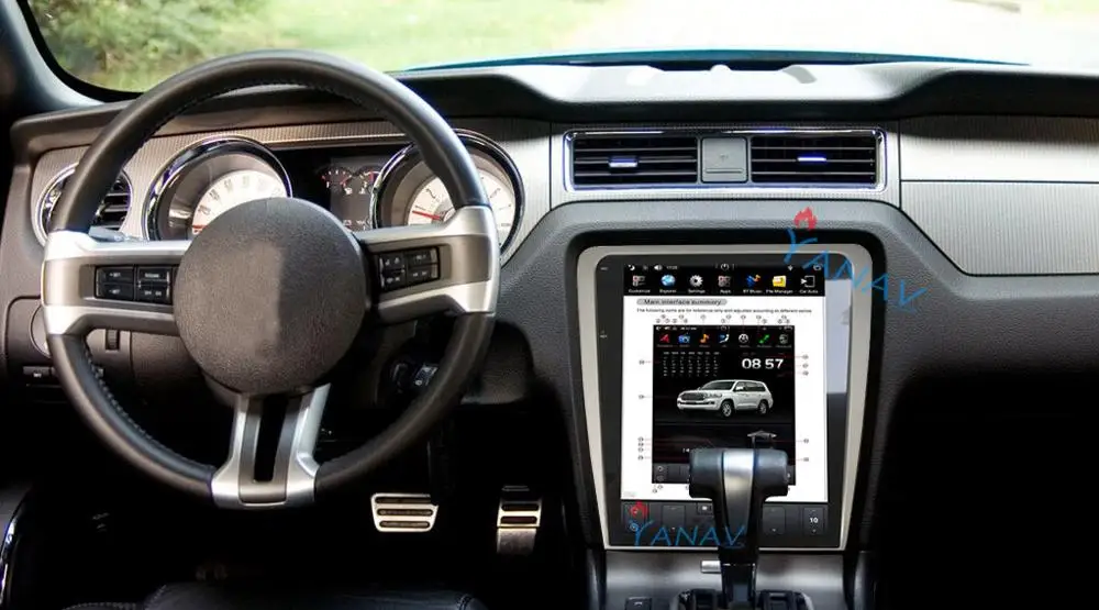 Android мультимедийный плеер Автомобильный GPS навигатор для-Ford Mustang 2010-2014